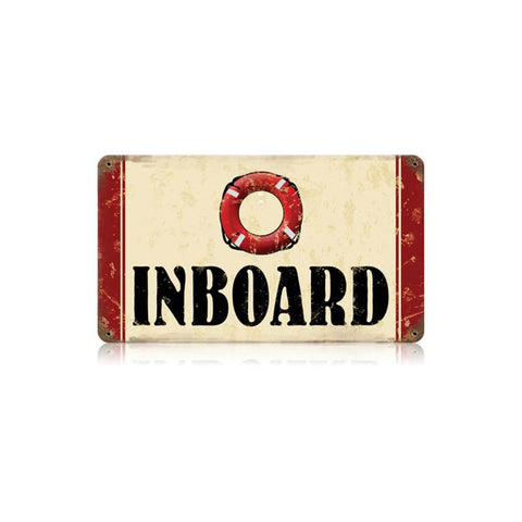 Inboard Vintage Sign Metal Sign