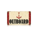 Outboard Vintage Sign Metal Sign