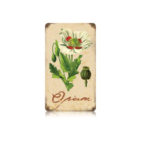 Opium Vintage Sign Metal Sign