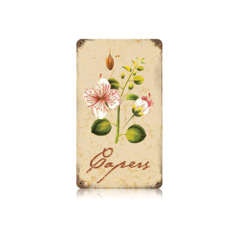 Capers Vintage Sign Metal Sign