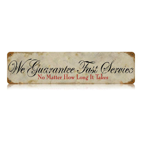 Fast-Service-Vintage-Sign-Metal-Sign
