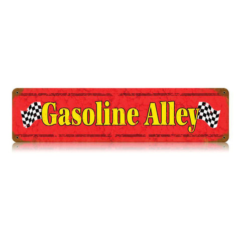 Gasoline Alley Vintage Sign Metal Sign
