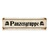 Panzergruppe Vintage Sign Metal Sign