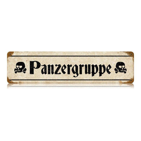 Panzergruppe Vintage Sign Metal Sign