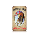 Motorcycle Vintage Sign Metal Sign