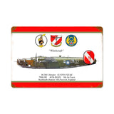 B-24 Liberator Witchcraft Vintage Sign Metal Sign