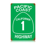 Pch Vintage Sign Metal Sign