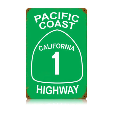 Pch Vintage Sign Metal Sign