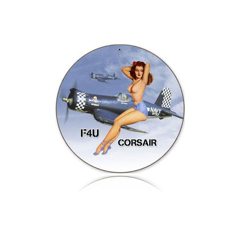 Corsair-Nude-Vintage-Sign-Metal-Sign