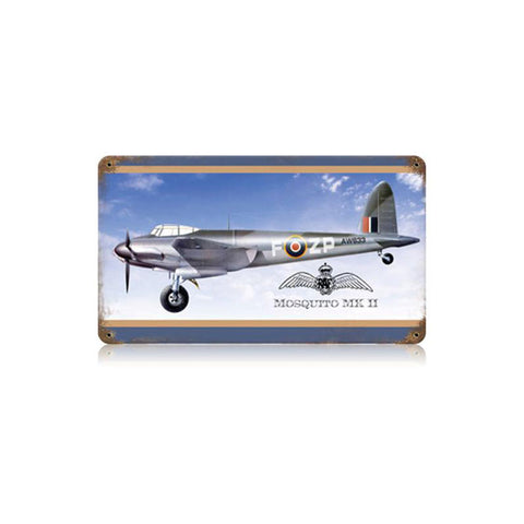 Mosquito Vintage Sign Metal Sign