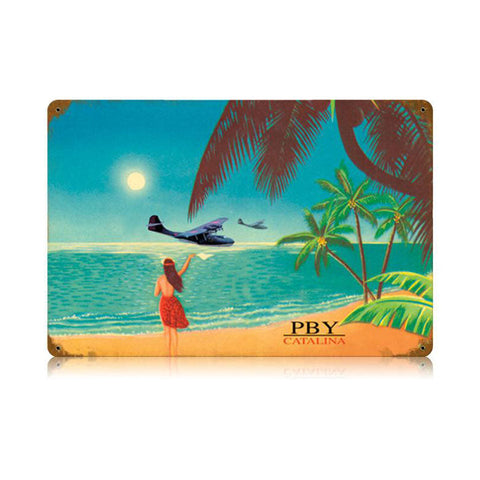 Pby-Catalina-Vintage-Sign-Metal-Sign