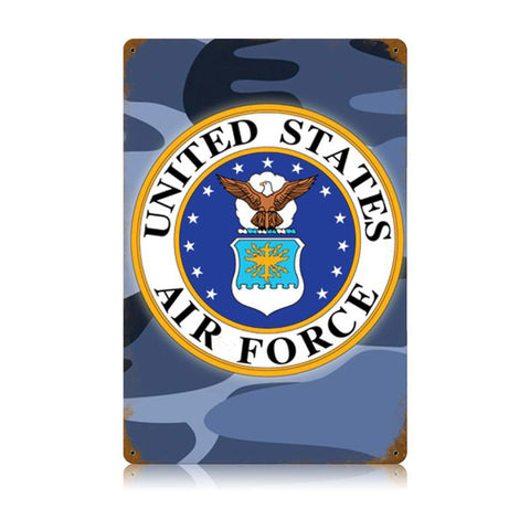 Air Force Vintage Sign Metal Sign
