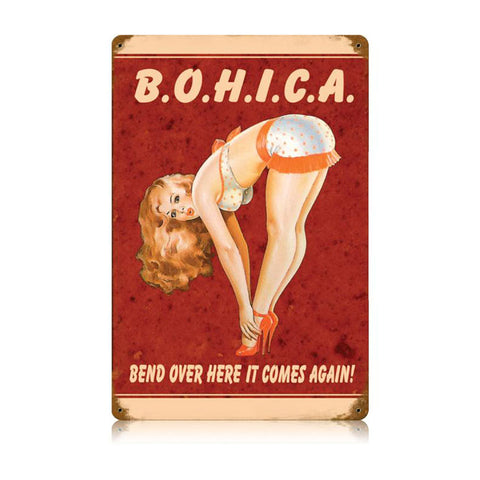 Bohica Vintage Sign Metal Sign
