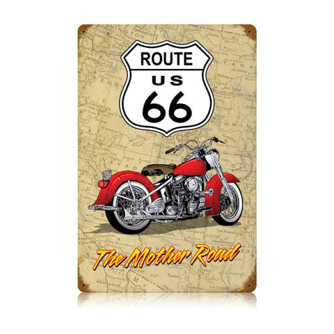 Mother Road Vintage Sign Metal Sign