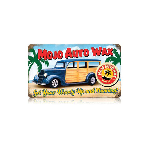 Mojo Woody Vintage Sign Metal Sign