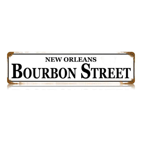 Bourbon Street Vintage Sign Metal Sign