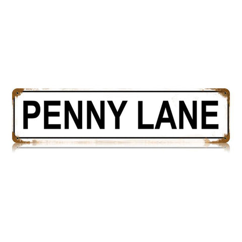 Penny Lane Vintage Sign Metal Sign