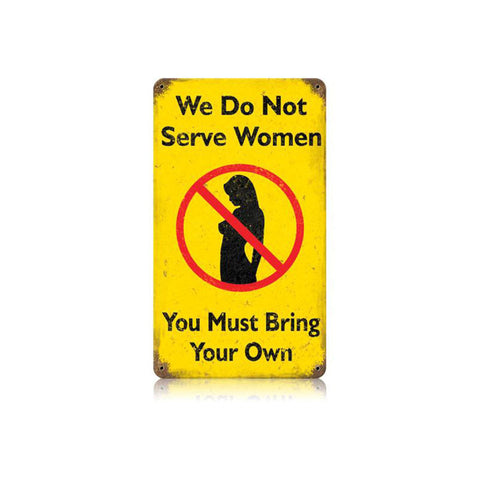 Serve-Women-Vintage-Sign-Metal-Sign