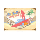 La Jolla Surf Vintage Sign Metal Sign