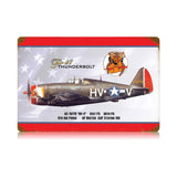 P-47 Dog Face Vintage Sign Metal Sign