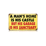 Mans Home Vintage Sign Metal Sign