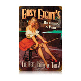 Easy Eights Pool Vintage Sign Metal Sign