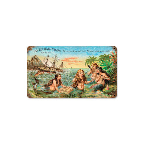 Ayers Hair Vintage Sign Metal Sign