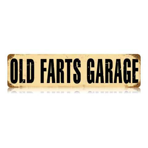 Old Farts Garage Vintage Sign Metal Sign