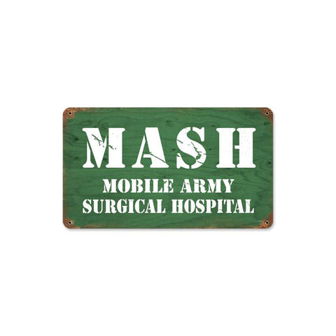 Mash Vintage Sign Metal Sign