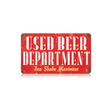 Used-Beer-Vintage-Sign-Metal-Sign