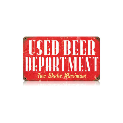 Used-Beer-Vintage-Sign-Metal-Sign