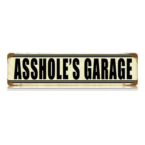 Asshole'S-Garage-Vintage-Sign-Metal-Sign