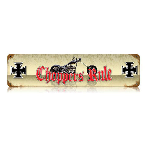 Choppers-Rule-Vintage-Sign-Metal-Sign