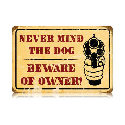 Beware Of Owner Vintage Sign Metal Sign