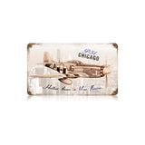 P-51 Chicago Vintage Sign Metal Sign