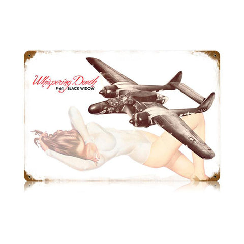 Black Widow Vintage Sign Metal Sign
