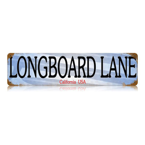 Longboard-Lane-Vintage-Sign-Metal-Sign