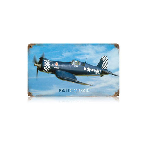F4U-Corsair-Vintage-Sign-Metal-Sign