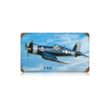 F4U Corsair Vintage Sign Metal Sign