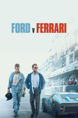 Ford v Ferrari Style E Movie Poster 11 x 17 inch