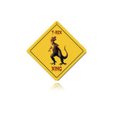 T-Rex Xing Vintage Sign Metal Sign