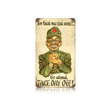 Take Day Off Vintage Sign Metal Sign