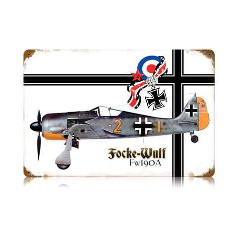 Focke Wulf Vintage Sign Metal Sign