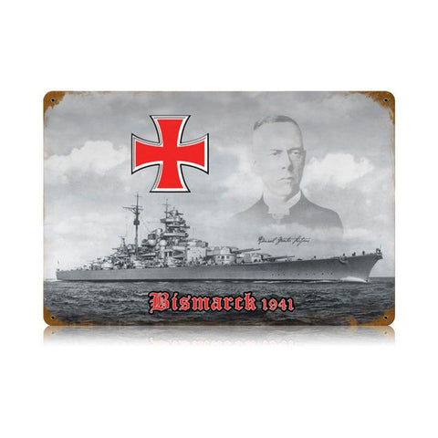 Bismarck Vintage Sign Metal Sign
