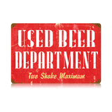 Used-Beer-Vintage-Sign-Metal-Sign