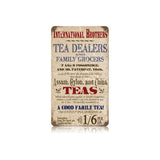 Tea Dealer Vintage Sign Metal Sign