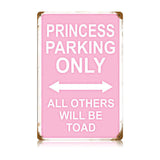 Princess Parking Vintage Sign Metal Sign