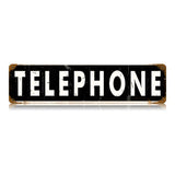 Telephone Vintage Sign Metal Sign