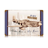 P-51 Chicago Vintage Sign Metal Sign