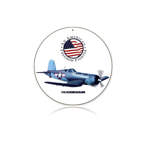 F4U Corsair Vintage Sign Metal Sign